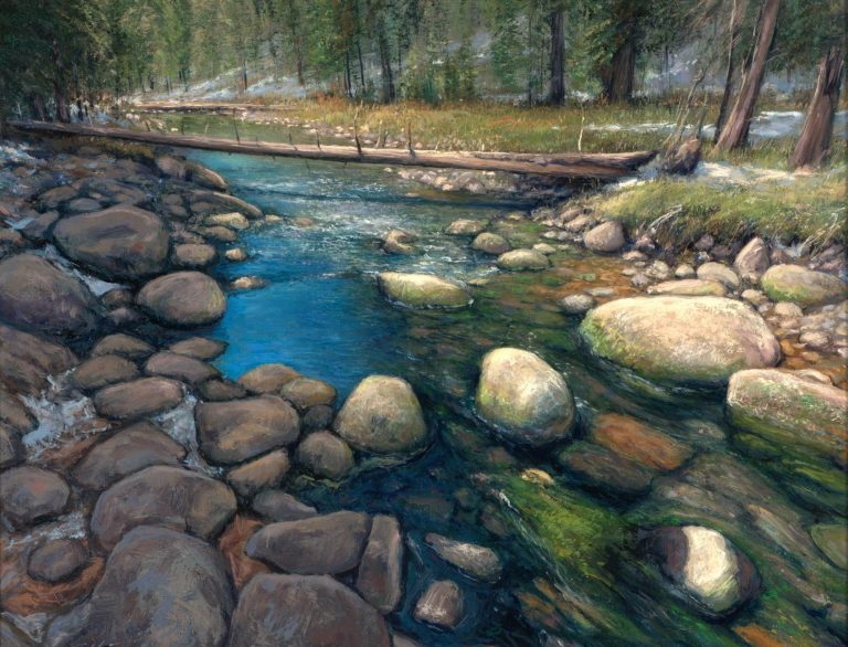 Crystal Springs, Mammoth Creek, Fine Art, Oil Paintings, Travis Humphreys, art, Landscape art